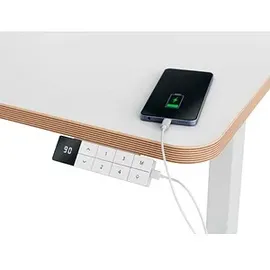 Leitz Schreibtisch 120x70cm weiß