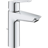 Grohe Start Waschtischarmatur M-Size, ES-Funktion, 23552002, mit Ablaufgarnitur, Mittelstellung kalt, chrom