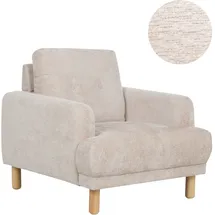 Beliani Sessel TUVE Bouclé 72 x 70 x 70 cm Beige