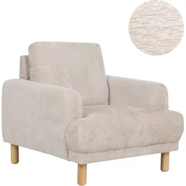 Beliani Sessel TUVE Bouclé 72 x 70 x 70 cm Beige