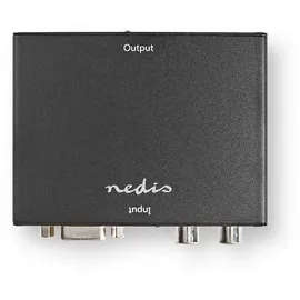 Nedis HDMI TM Converter VGA / 2X Cinch Buchse - HDMITM Ausgang - 1-Weg - 1080p - 1.65 Gbps - Aluminium - Anthrazit