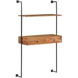 vidaXL Wandschreibtisch 90x40x170 cm Massivholz Akazie