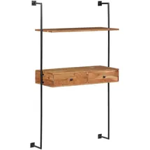 vidaXL Wandschreibtisch 90x40x170 cm Massivholz Akazie
