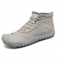 Saguaro Winter Barfußschuhe Defener Will I - Hellgrau 46