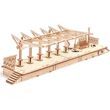 UGEARS Modellbausatz Bahnsteig 196-tlg.