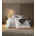 Satin Lila 155 x 220 cm 80 x 80 cm