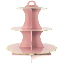 Intirilife Etagere aus Karton in Rosa | Gr.: onesize