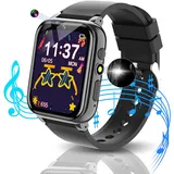 MiracDan Smartwatch Kinder, Kinderuhr Junge mit 26 Spiel, Lernkarten, Hörbuch, Kamera, Musik, Schrittzähler, Taschenlampe, Wecker, Kinder Smartwatch Spielzeug Geschenk 5–12 Jahre alt