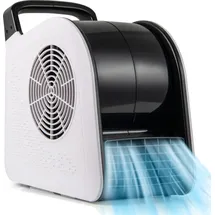 Costway Bodengebläse 33 cm Standventilator Schwarz/Weiß