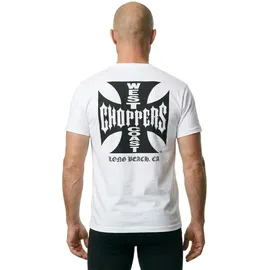 West Coast Choppers Og Classic Kurzarm-t-shirt - White / Black - 3XL