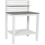 Brafab Bellac Outdoorküchen-Modul Aluminium grau/weiß