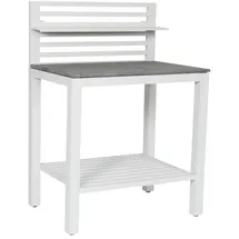 Brafab Bellac Outdoorküchen-Modul Aluminium grau/weiß
