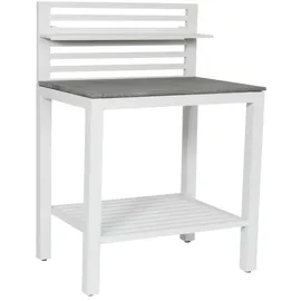Brafab Bellac Outdoorküchen-Modul Aluminium grau/weiß