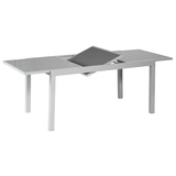 Merxx Amalfi Ausziehtisch 180 x 90 x 75 cm silber/grau