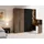 Home Affaire Drehtürenschrank Rimini 179,2 x 220,5 x 60 cm Braun/Schwarz