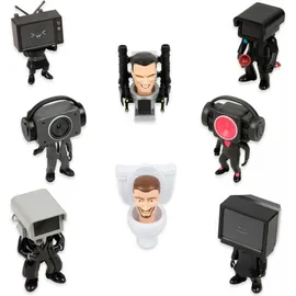 skibidi toilet Minifiguren 6 cm (24er Set)