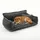 noviclass-shop Hundesofa | Katzensofa 'Chaffar' | Kohle XL (120cm))
