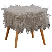 KAWOLA Hocker FYNN Fell 0 x 0 x 0 cm Grau