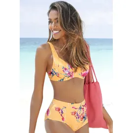 Sunseeker Bügel-Bikini-Top Damen gelb-bedruckt, Gr.44 Cup C,