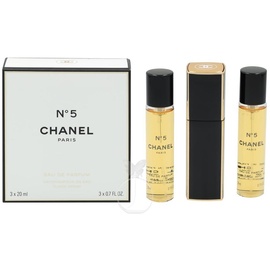 Chanel No. 5 Eau de Parfum refillable 20 ml + Eau de Parfum Nachfüllung 2 x 20 ml
