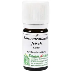 Bahnhof-Apotheke Konzentrationsöl frisch