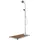 vidaXL Gartendusche mit Brauner Bodenplatte 220 cm 3070791