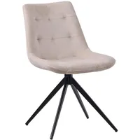 Möbel Kraft Drehstuhl creme ¦ Maße (cm): B: 48