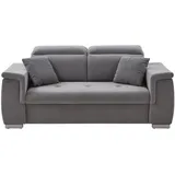 A.Z. Iwaniccy Sofa Webstoff 2-Sitzer Hellgrau