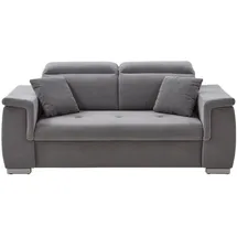 A.Z. Iwaniccy Sofa Webstoff 2-Sitzer Hellgrau