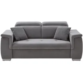 A.Z. Iwaniccy Sofa Webstoff 2-Sitzer Hellgrau