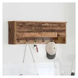 vidaXL Hängenachtschrank Altholz 80 x 20 x 30 cm Holzwerkstoff