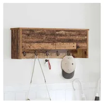 vidaXL Hängenachtschrank Altholz 80 x 20 x 30 cm Holzwerkstoff