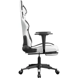 vidaXL Gaming-Stuhl Kunstleder Weiß