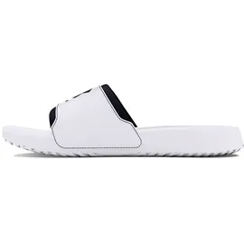 Under Armour Ignite Select Badesandalen - White / White / Black - EU 41