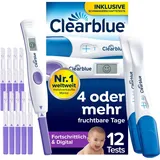 WICK Clearblue Ovulation u.Schwangerschaftstest Kombip. 12 St