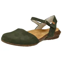 El Naturalista Ballerinas Nubukleder . Ballerina grün 36 EU