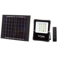 V-Tac Leuchtturm LED Solar Floodlight 12W IP65 Schwarz