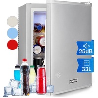 Klarstein Table Top Kühlschrank HEA-HappyHour-32Slb 10035244A, 54 cm hoch, 40 cm breit, Hausbar Minikühlschrank ohne Gefrierfach Getränkekühlschrank klein