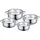 Cheffinger Edelstahl Topf-Set 8-tlg. 24 cm + 26 cm + 28 cm + 30 cm