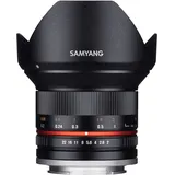 Samyang 12 mm F2,0 NCS CS Fuji X schwarz