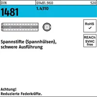 F. REYHER Nchfg. GmbH & Co. KG Spannstift DIN 1481 2x 10 1,4310 schwere Ausführung 100 Stück
