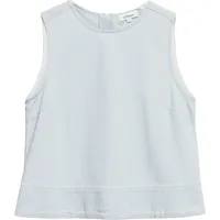 s.Oliver Blusentop Denim-Top Blau L