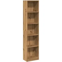 VidaXL Bücherregal Artisan-Eiche 40x24x176 cm Holzwerkstoff