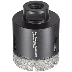 kwb Diamant Fliesen-Loch-Bohrer für Winkelschleifer, Lochsäge mit M14-Aufnahme, Diamont-Bohrkrone Durchmesser 50 mm