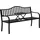 Outsunny Gartenbank 150 x 59 x 90 cm Schwarz
