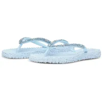 Ilse Jacobsen Damen Badelatschen Sandalen Cheerful Zehentrenner Synthetik FlipFlops Strand uni ilse jabobsen cheerful zehentrenner glitzer - 38 EU