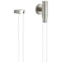 Dornbracht WaterTube Kneipp-Wandanschlussbogen mit Schlauchhalterung mit Einzelrosette SERIENNEUTRAL Chrom