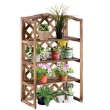 MC Star Hochbeet Blumenständer Blumenregal Pflanzregal Blumenbank 3 Etagen Tannenholz beige