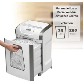 Fellowes FS-12C Aktenvernichter für sicheres Schreddern von Dokumenten