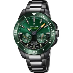 Festina Hybrid Herren Connected F20646/1 - grün,schwarz - 47mm